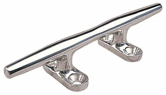 041608-1 – SEA DOG Rope Cleat, Open Base Tie-Off 8 Inch Length x 1-1/2 Inch Height 316 Stainless Steel Single